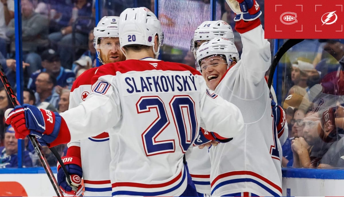 Canadiens vs Lightning: Montreal extend winning streak as Caulfield and Slavkovsky shine