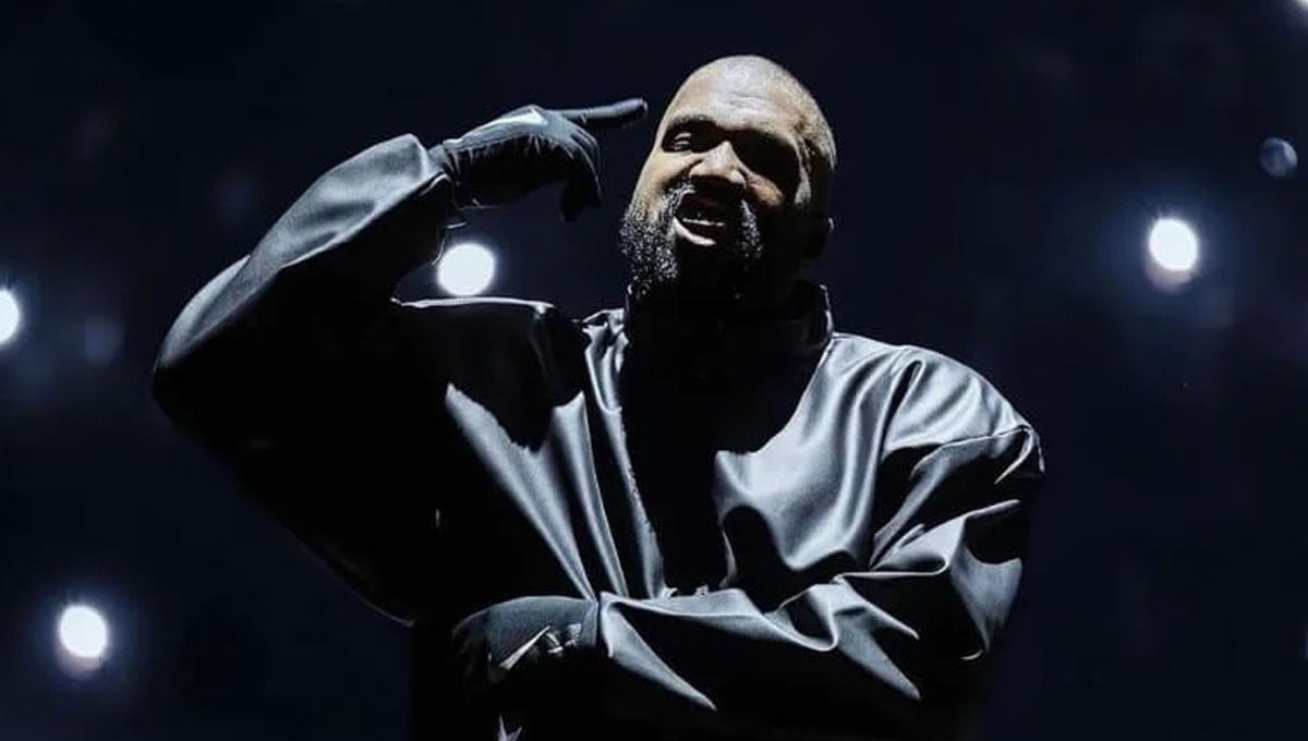 Kanye West hit with wild warnings by mystery man as video explodes on April Fool's Day 