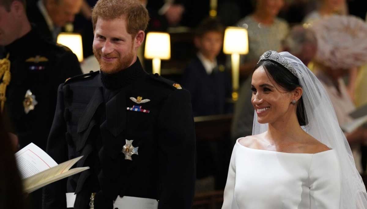 Prince Harry and Meghan's wedding video used for engagement farming 