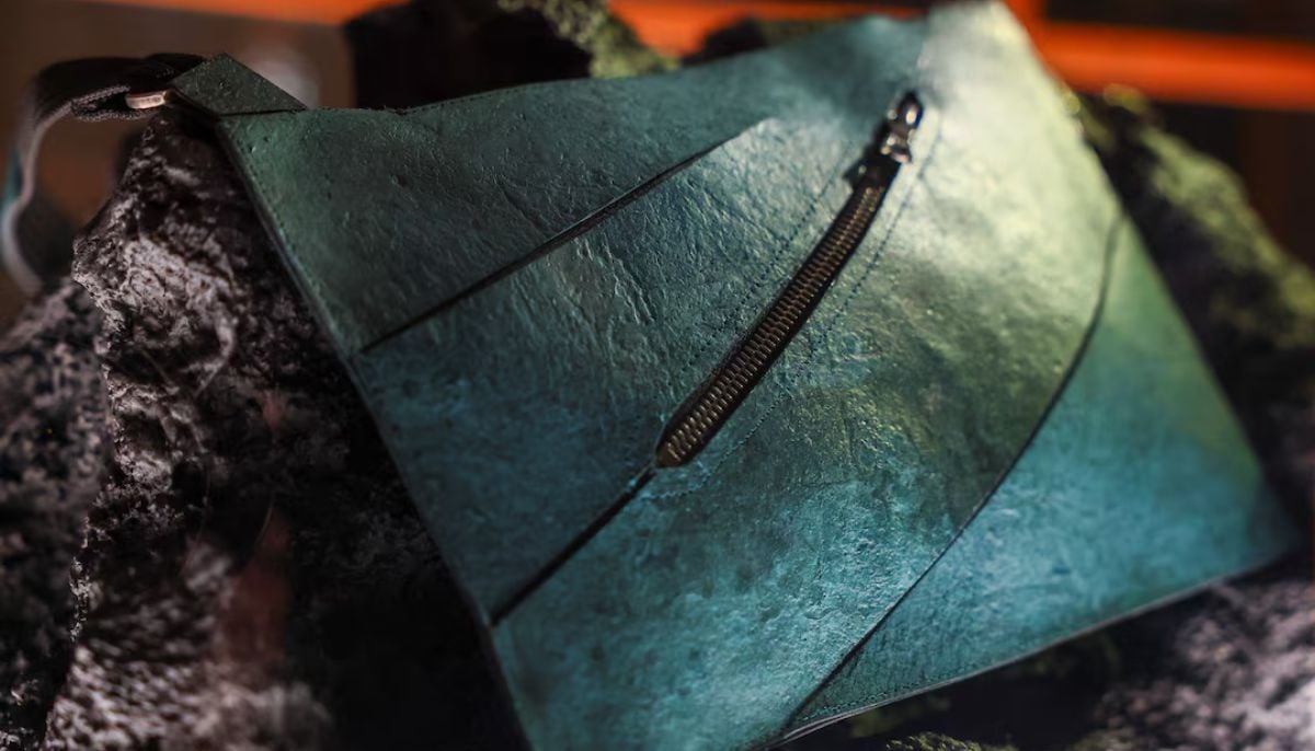 Fossil to fabric: The world’s first dinosaur collagen handbag