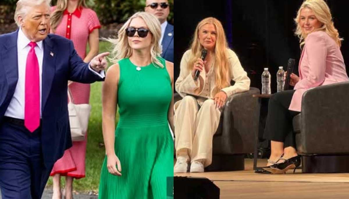 Karoline Leavitt joins Erika Kirk at Washington event 