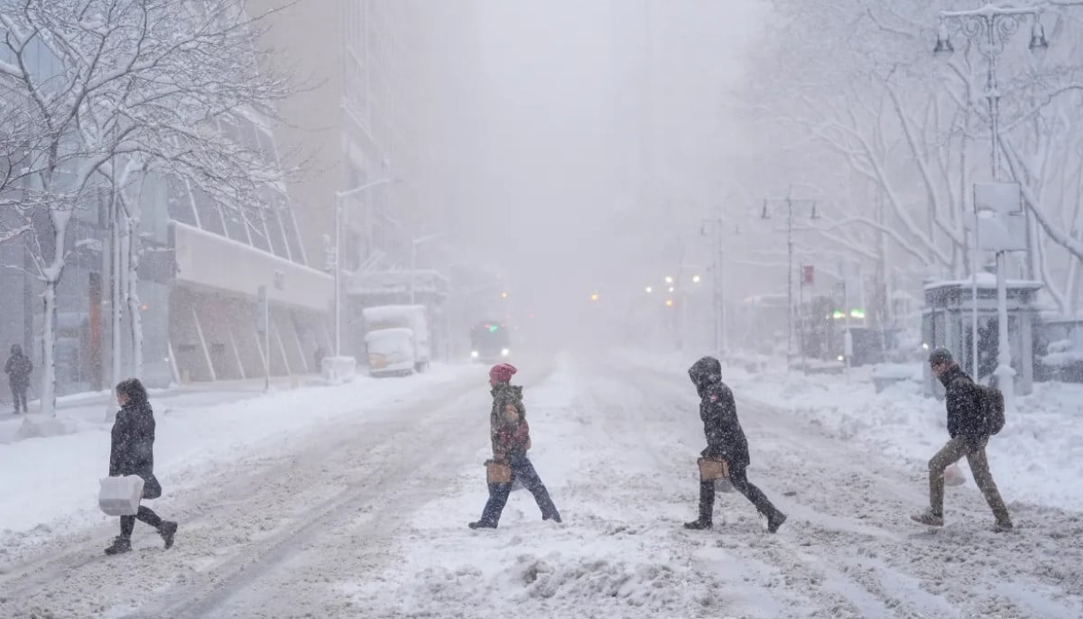 Snow returns to the Northeast as cold front brings late season winter weather to major cities