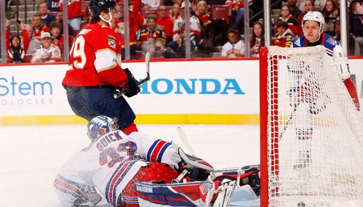 NHL recap: Panthers spoil Jonathan Quick's final game with late win over Rangers in Florida