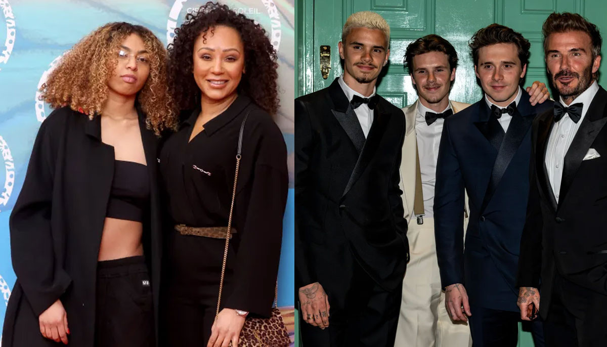 Mel B's daughter shares rare insight into bond with David, Victoria Beckham's boys