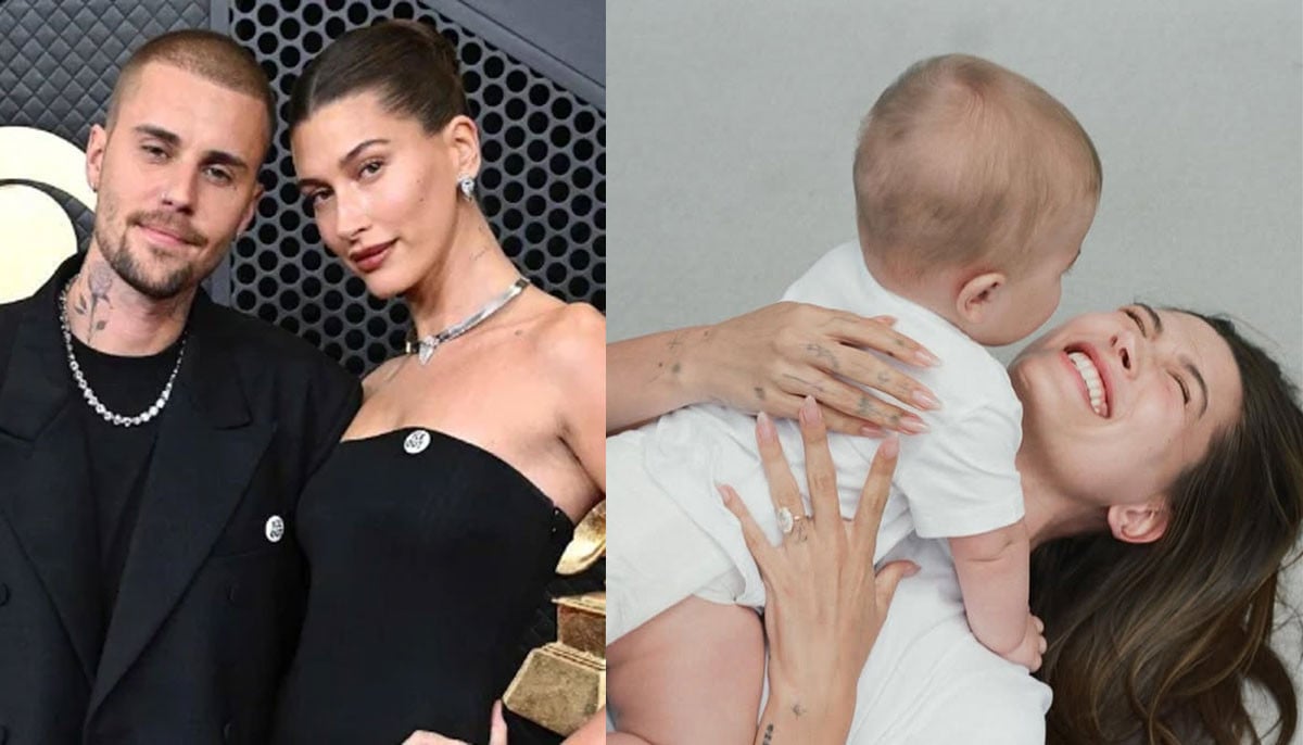 Justin Bieber's son Jack adorably feeds mom Hailey: Watch