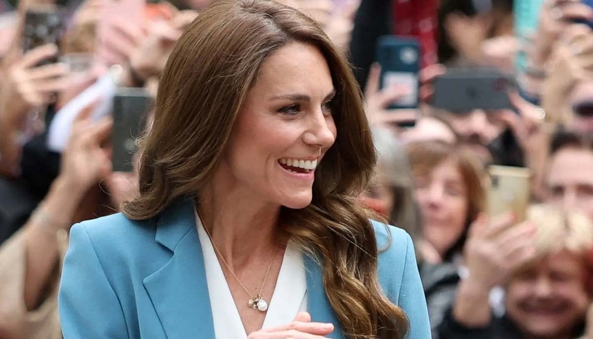 Kate Middleton joins children outdoors in new photos