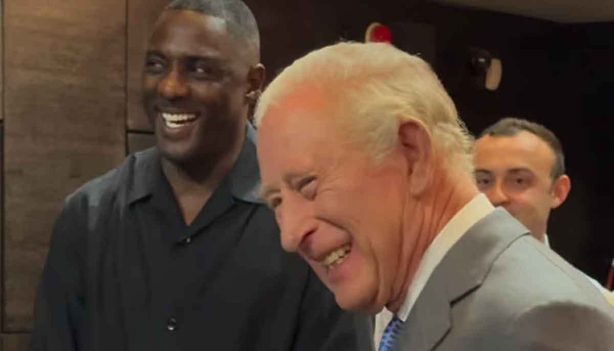 King Charles spends 'great morning' with Idris Elba 