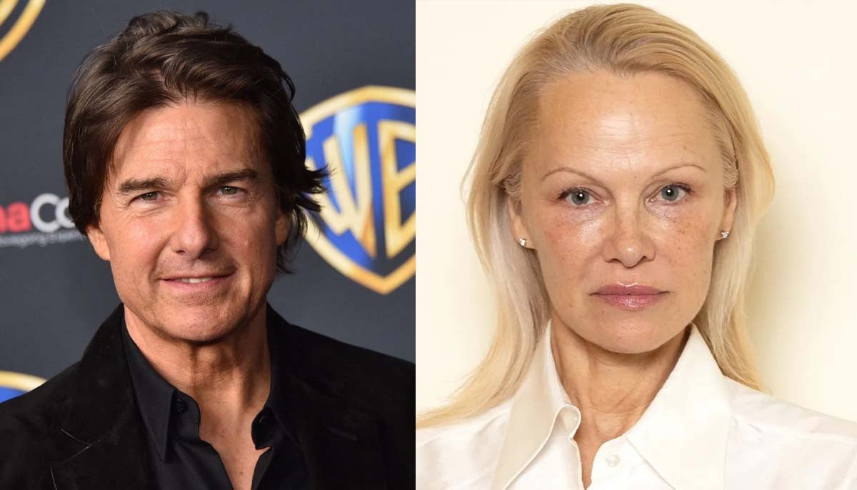 Tom Cruise making a move on Pamela Anderson?