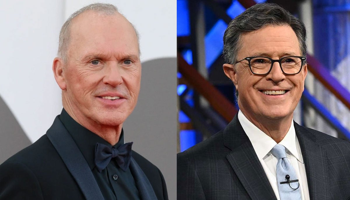 From 'Batman to pigeon?' Watch Michael Keaton's hilarious skit with Stephen Colbert 