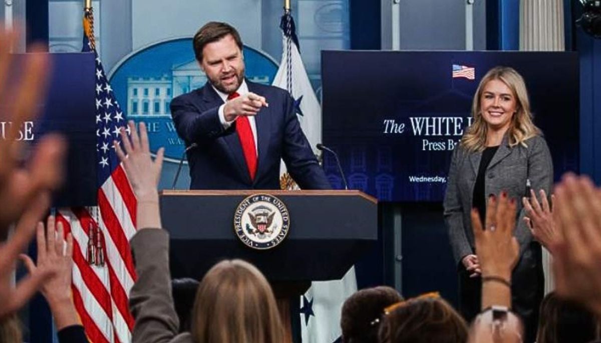 JD Vance suggests Karoline Leavitt could fill VP role in his absence 