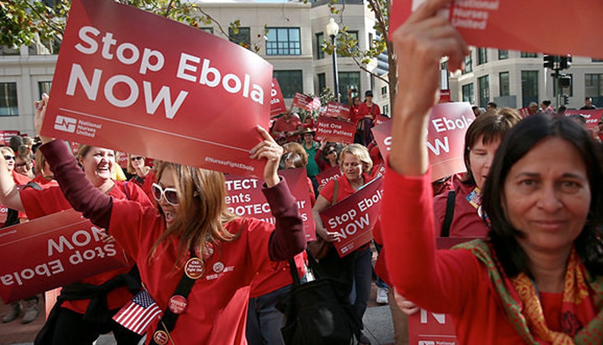 Ebola treatment center attacked by angry protesters in Congo