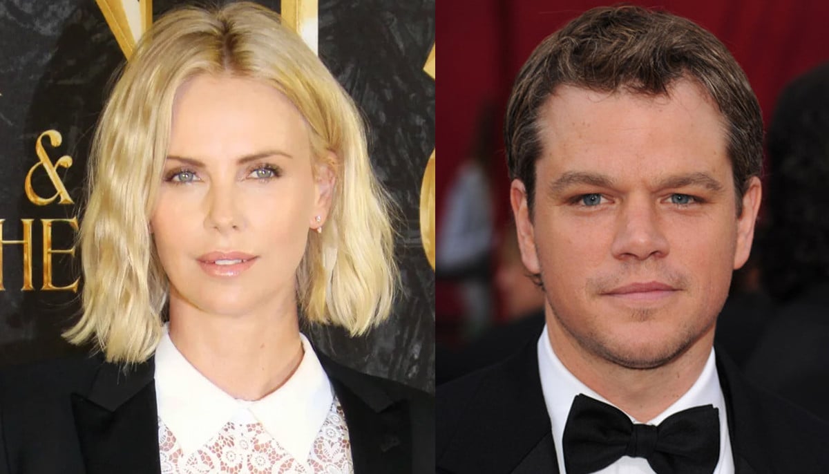 Matt Damon gushes over Charlize Theron’s beauty: ‘genetic lottery’