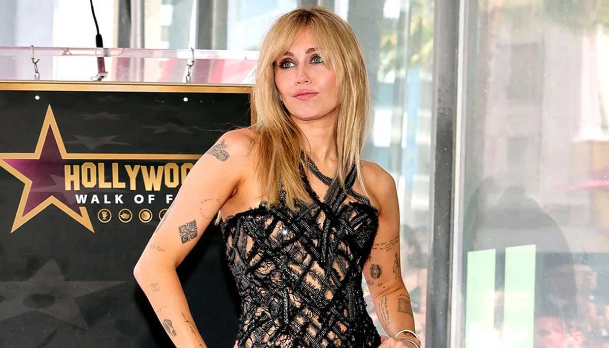 Miley Cyrus gets emotional as she receives Hollywood Walk of Fame star