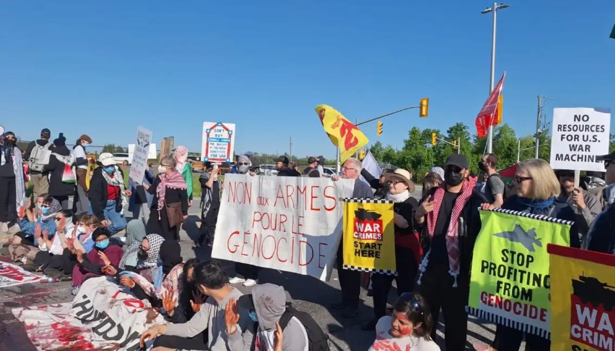 Activists push Canada to deny entry to Israeli arms manufacturers