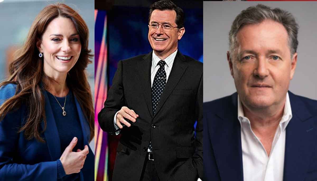 Piers Morgan, who called Stephen Colbert a hypocrite over Kate Middleton, reacts to his last show