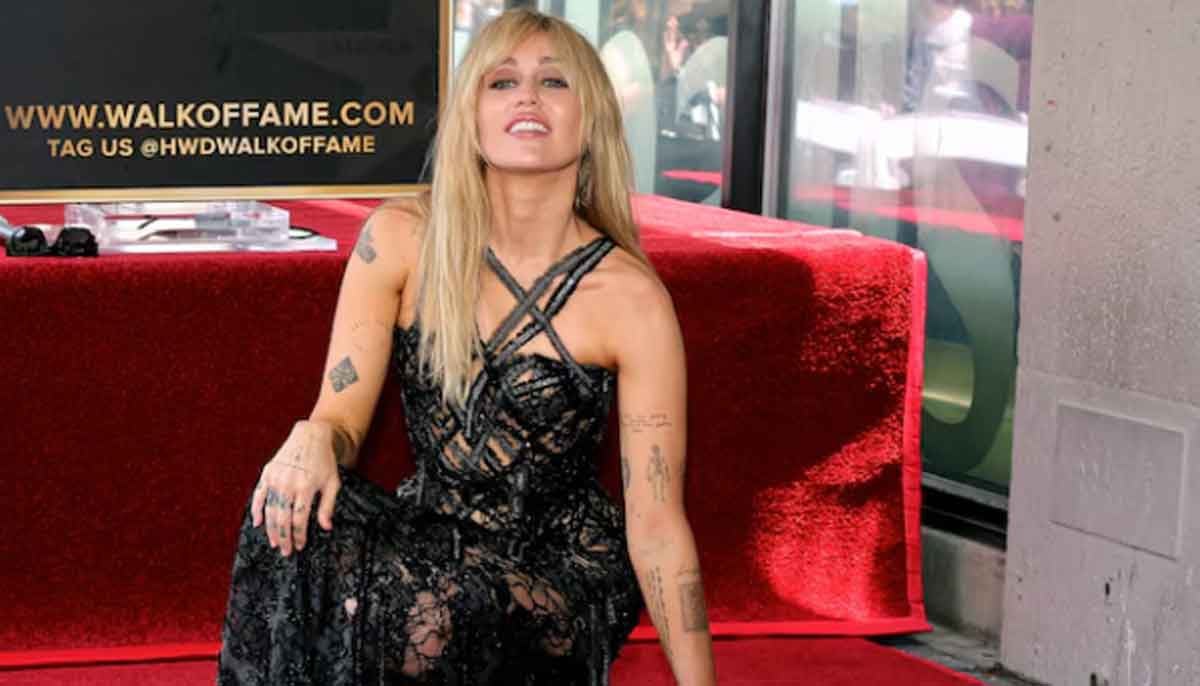 Miley Cyrus receives star on Hollywood Walk of Fame