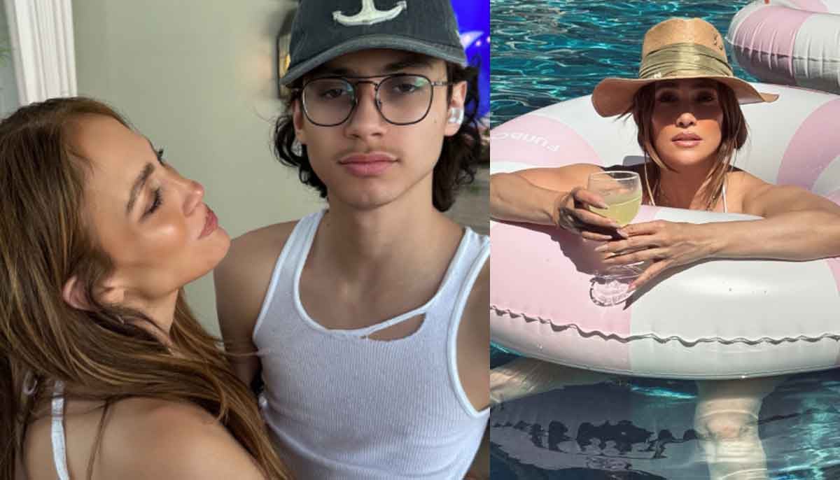 Jennifer Lopez shares rare video and photos with son Max