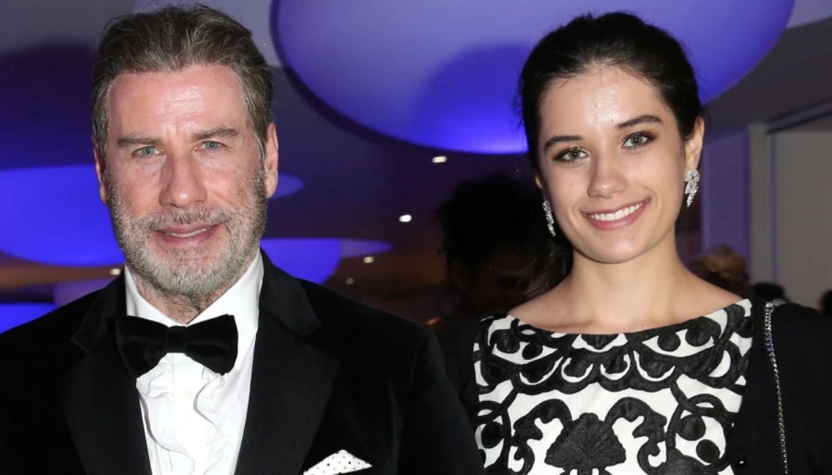 John Travolta introduces daughter Ella in 'Propeller One-Way Night Coach'