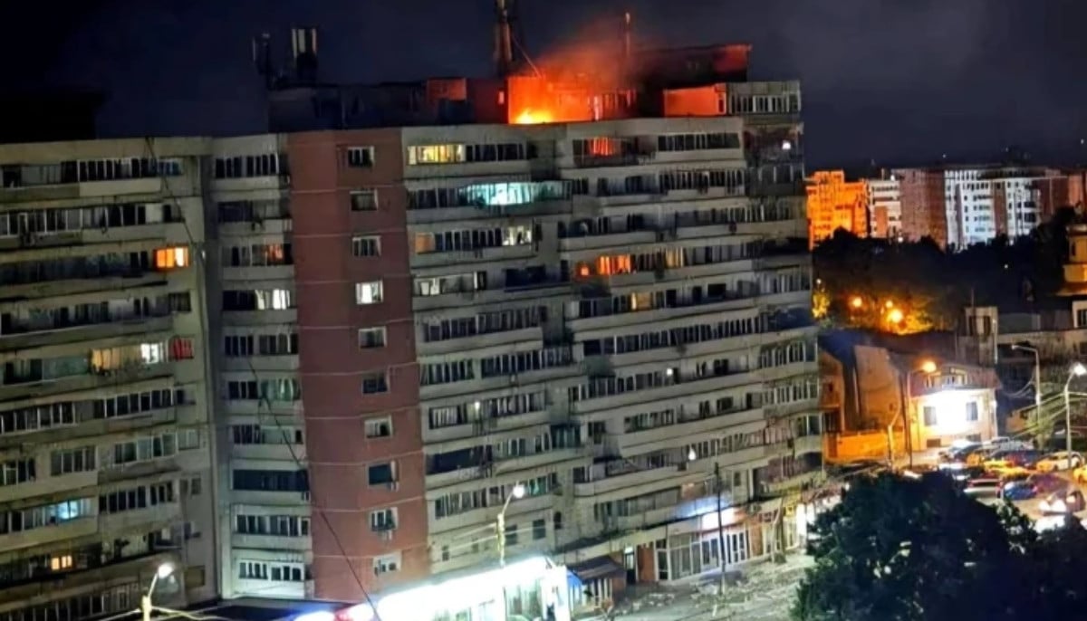 NATO condemns Russia after drone hits apartment building in Romania