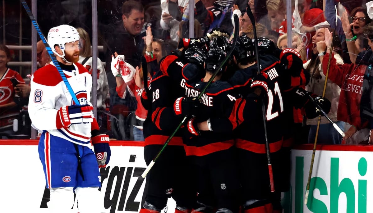 Hurricanes move closer to Stanley Cup final after beating Canadiens 3-0