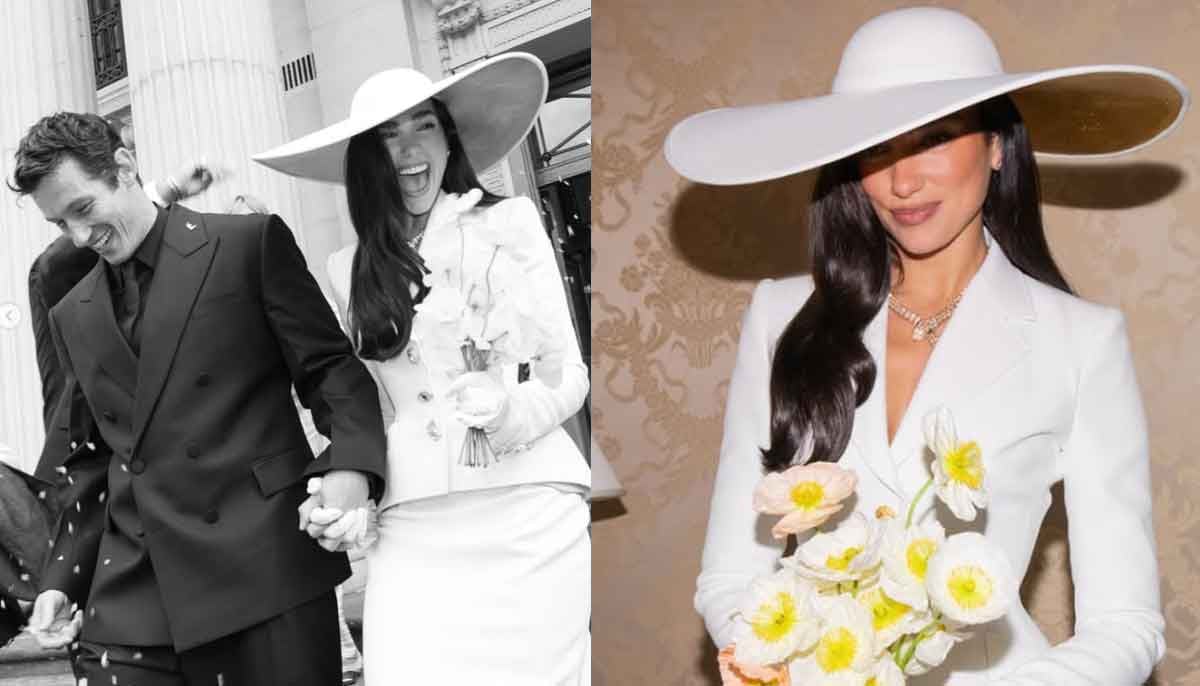 Dua Lipa breaks silence with wedding photos after secret nuptials