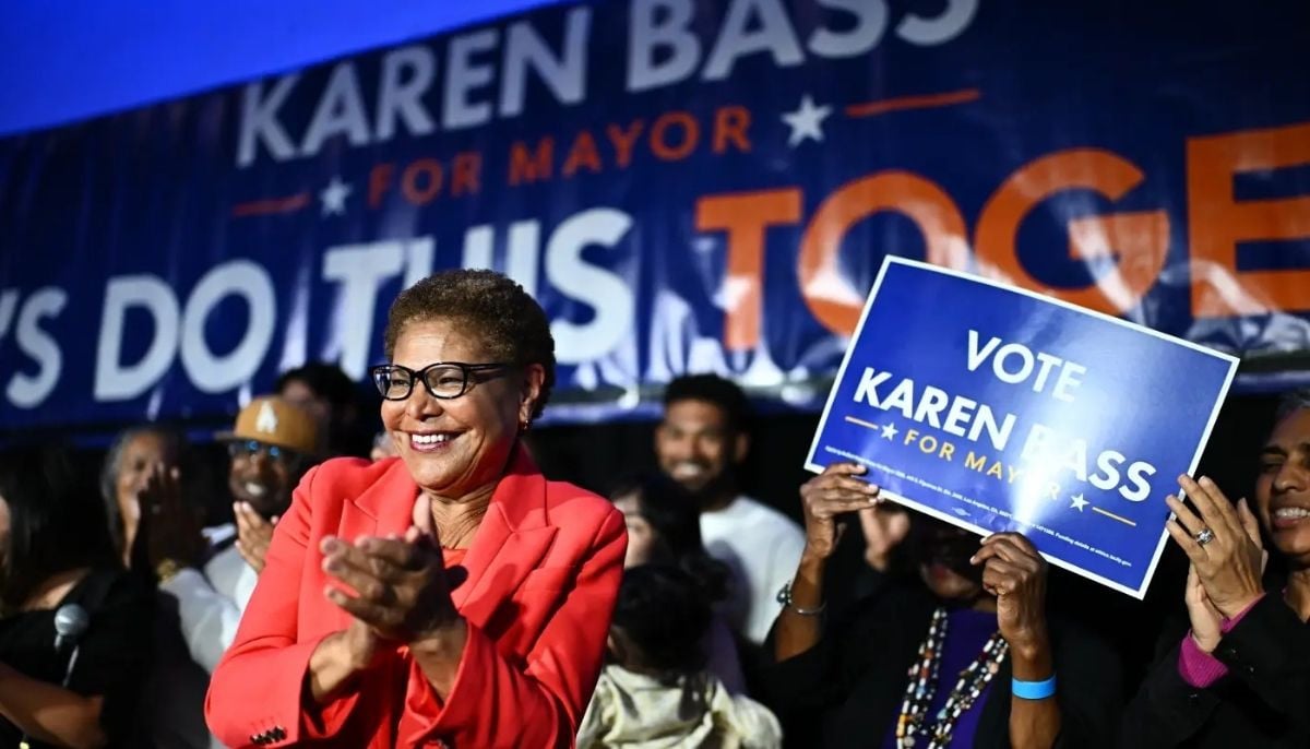 Election results: Karen Bass advances to November LA mayoral runoff in bid for second term