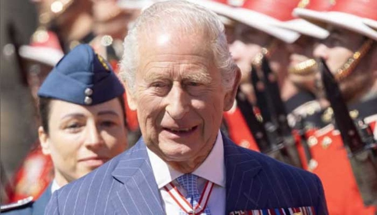 King Charles 'reacts' as Piers Morgan shouts 'Your Majesty'