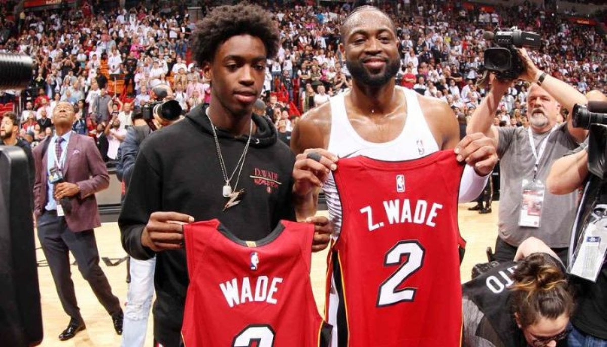 Dwyane Wade's son Zaire Wade apprehended on suspicion of domestic violence
