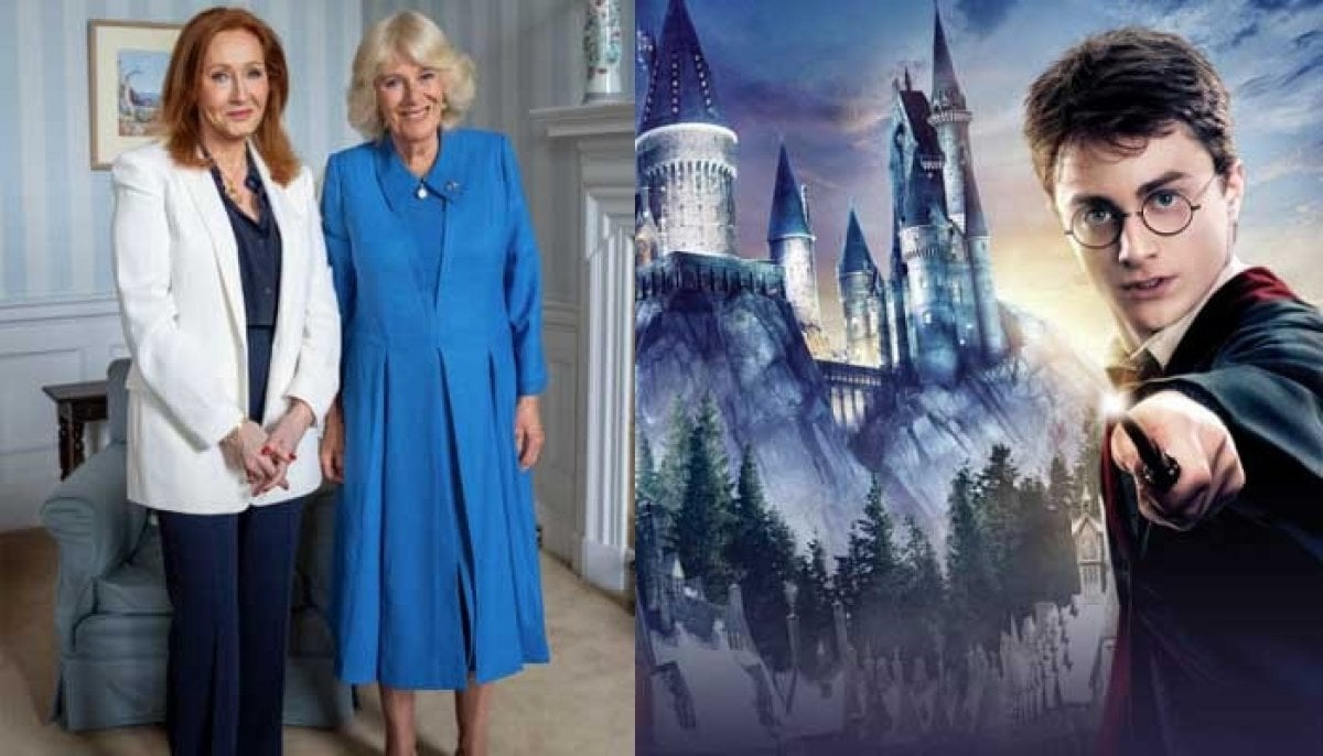 Harry Potter author J.K Rowling meets Queen Camilla in Scotland