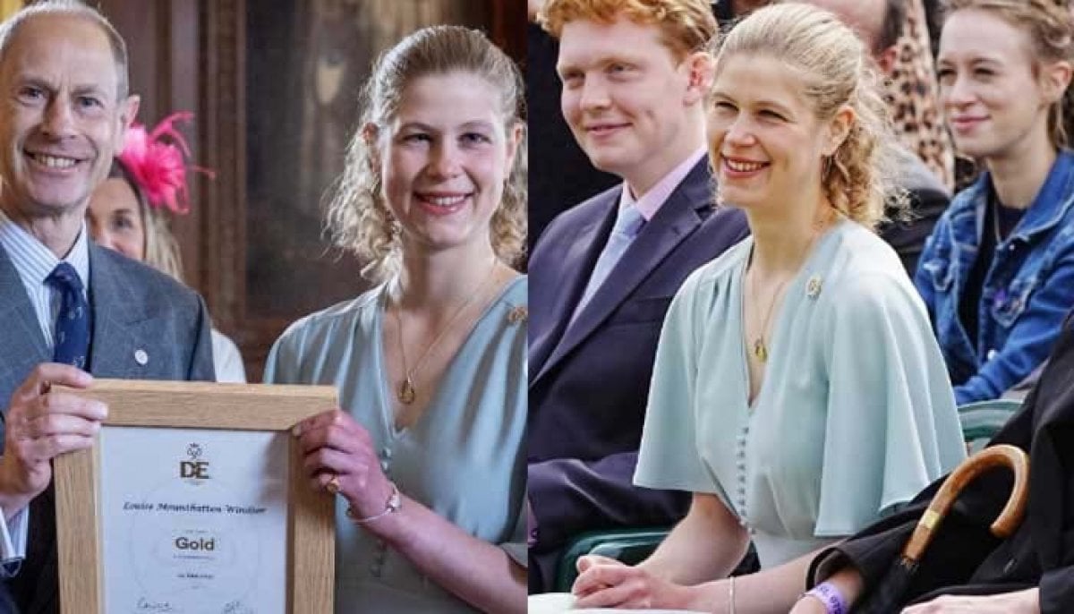Lady Louise Mountbatten-Windsor lauded for following in the footsteps of father and grandfather 