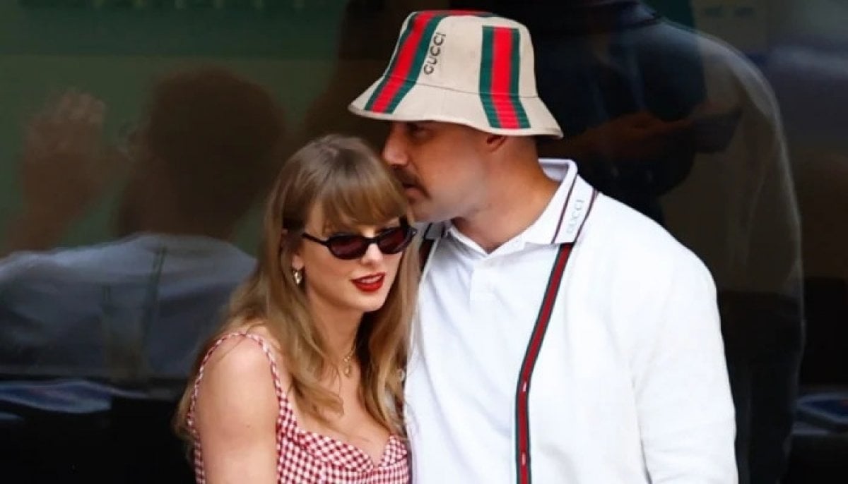 Taylor Swift and Travis Kelce kept leaning into each other on wedding day