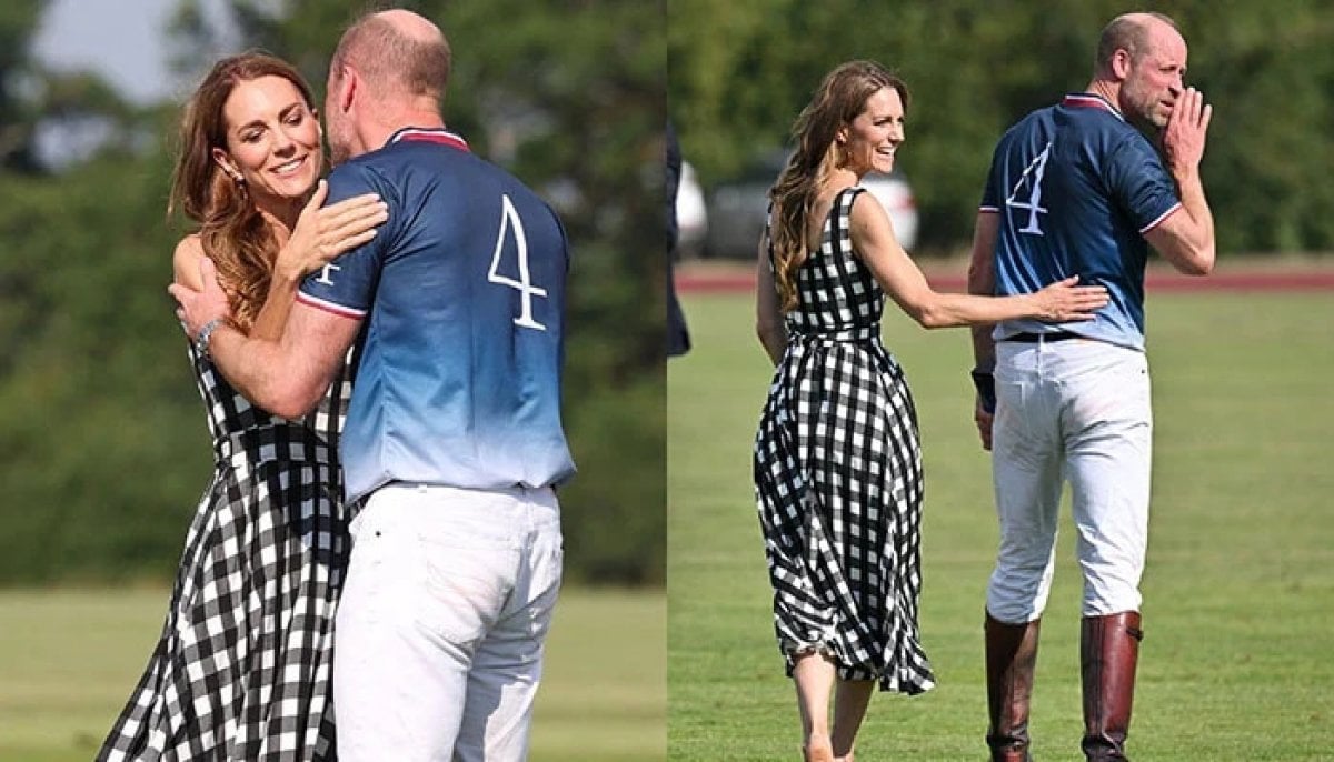 Kate Middleton ditches ‘formality’ to plant a peck on Prince William