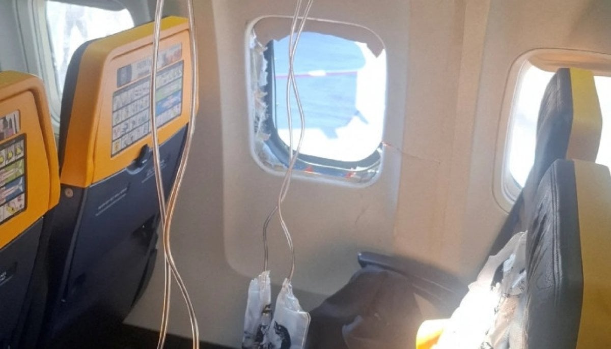 Ryanair passenger's wife recalls terrifying moment she stopped husband being sucked from plane