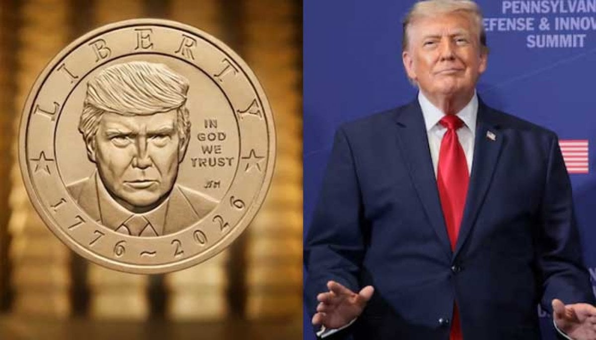 Is Trump coin made of gold?