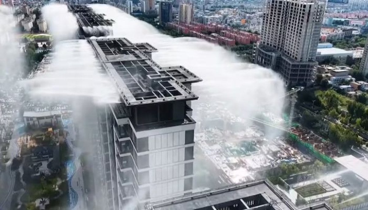 China's viral 'roof rain' system explained