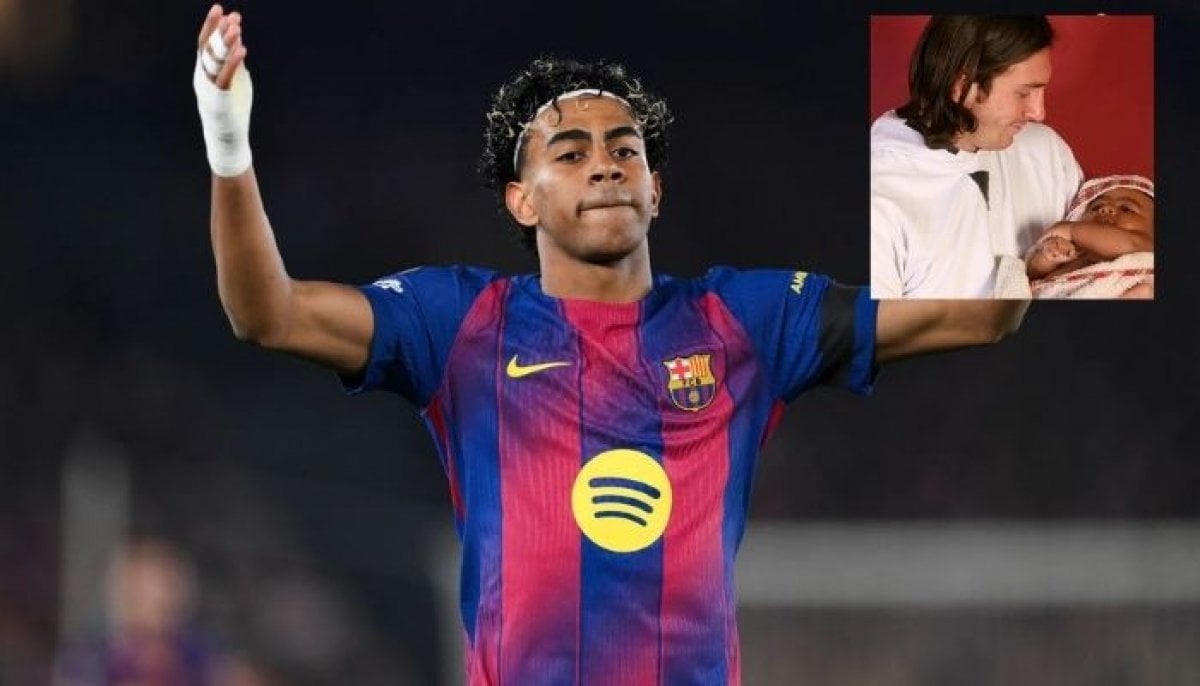 Lamine Yamal shares heartfelt photo with Lionel Messi after viral 2007 baby picture 