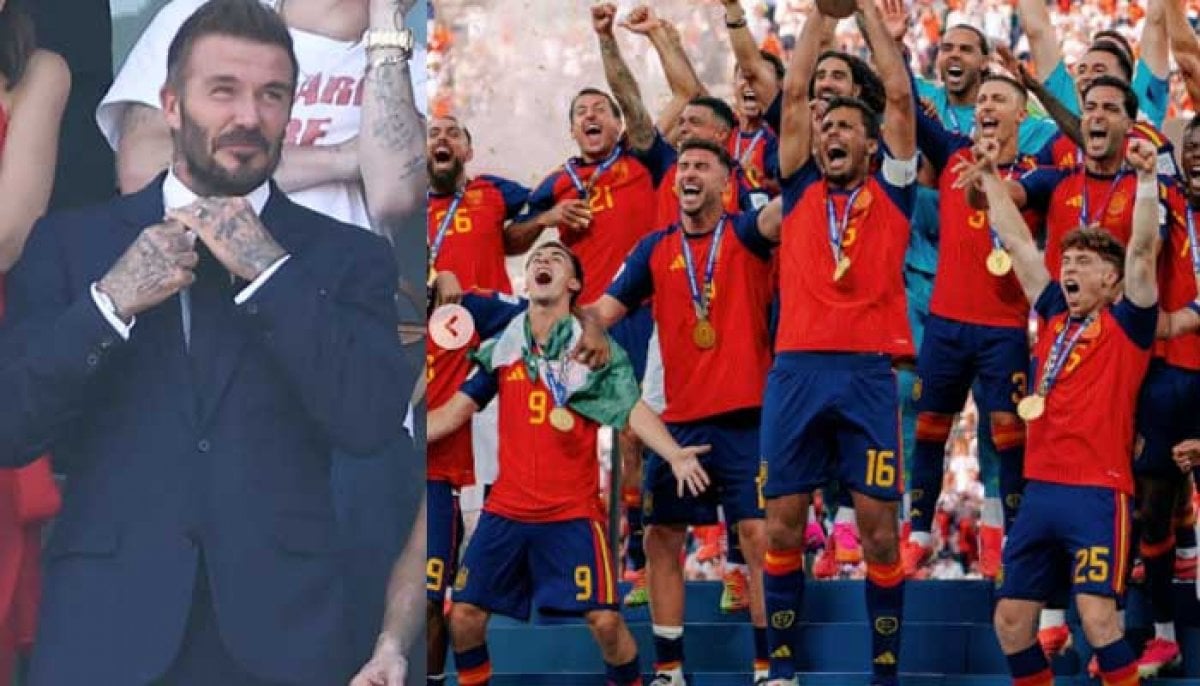 David Beckham’s Spain tribute features King