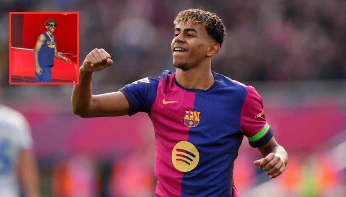 Lamine Yamal sparks buzz with viral shorts look at Spain World Cup party 