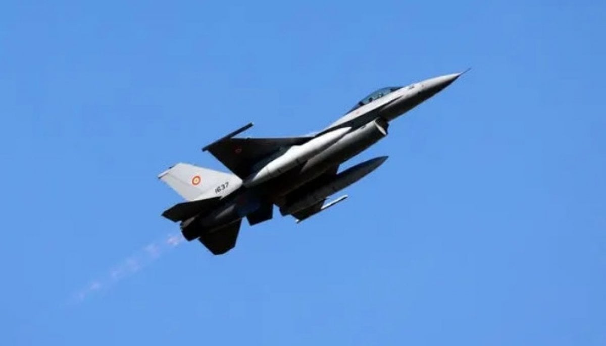 Romanian F-16 fighter jet shoots down drone over its airspace