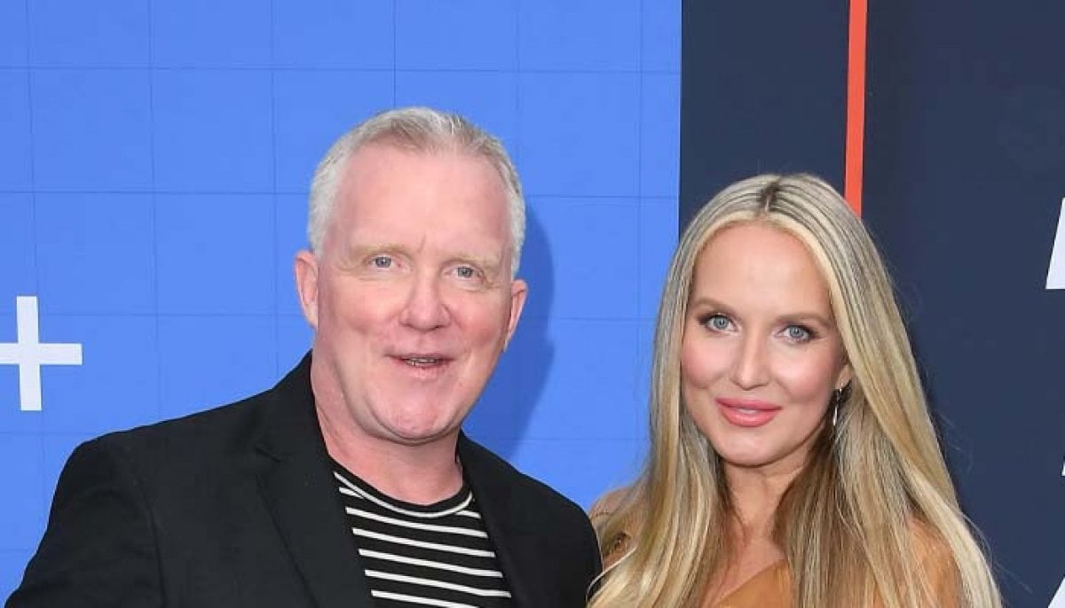 Anthony Michael Hall talks about becoming dad at 55