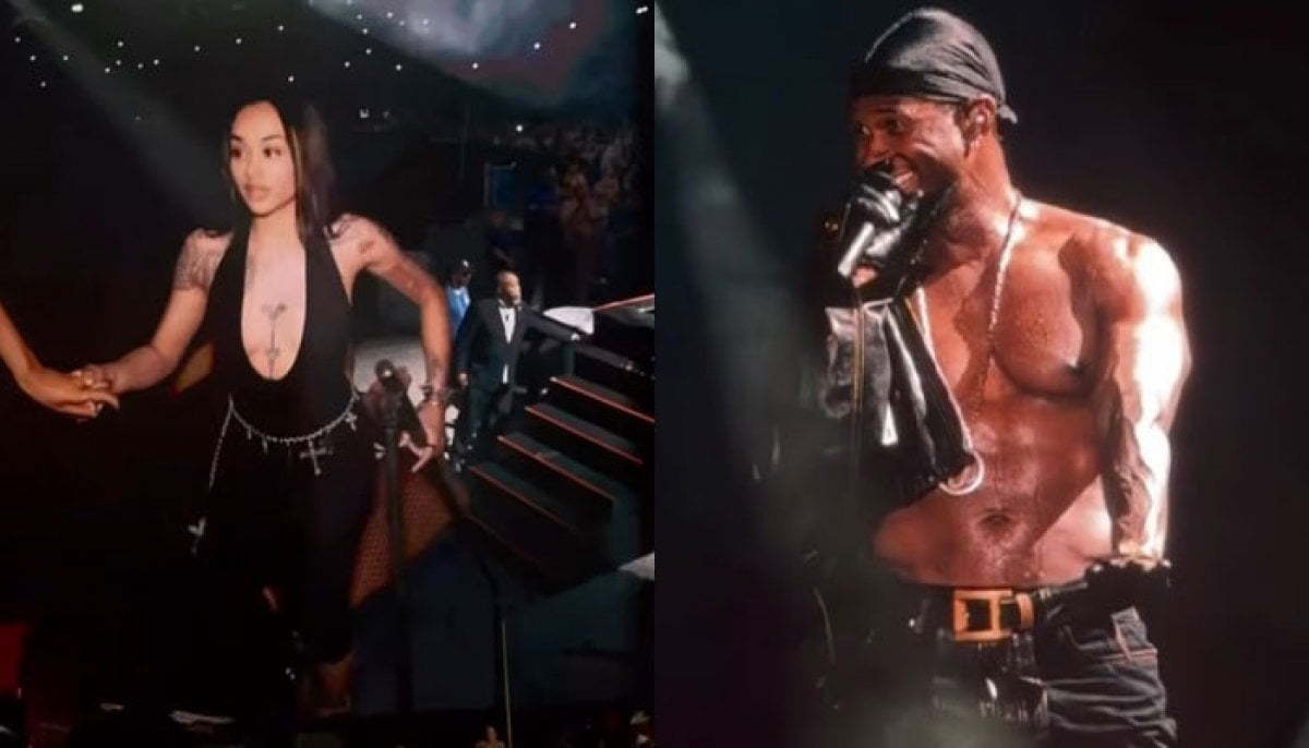 Usher jokes about viral onstage rejection at next show after fan's 'I wanted Chris Brown' remark 