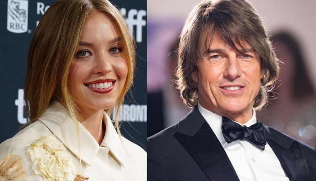 Sydney Sweeney takes aim at Tom Cruise with mid-air plane stunt