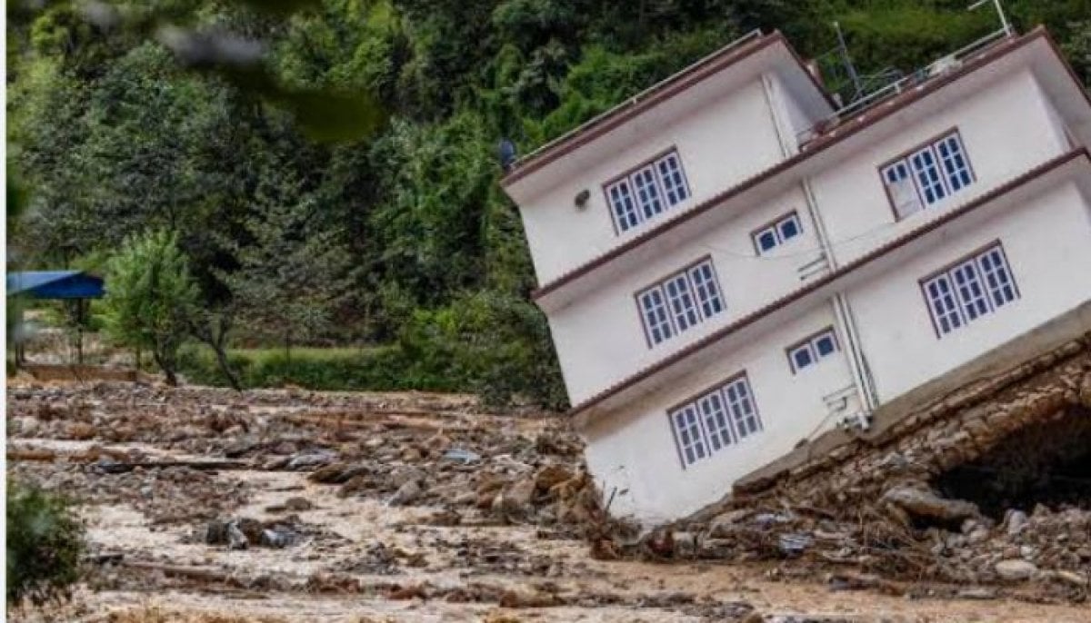 Massive flash flood destroys northern Nepal villages and infrastructure near Tibet border