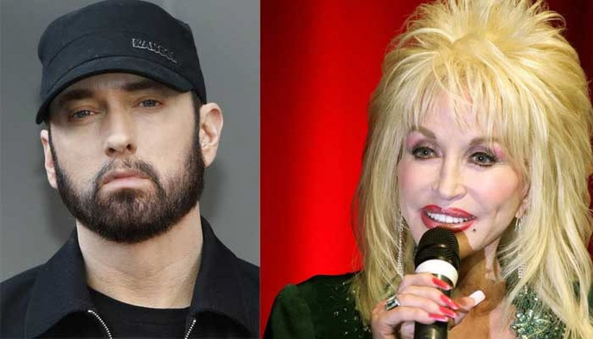 Eminem shares letter from Dolly Parton 