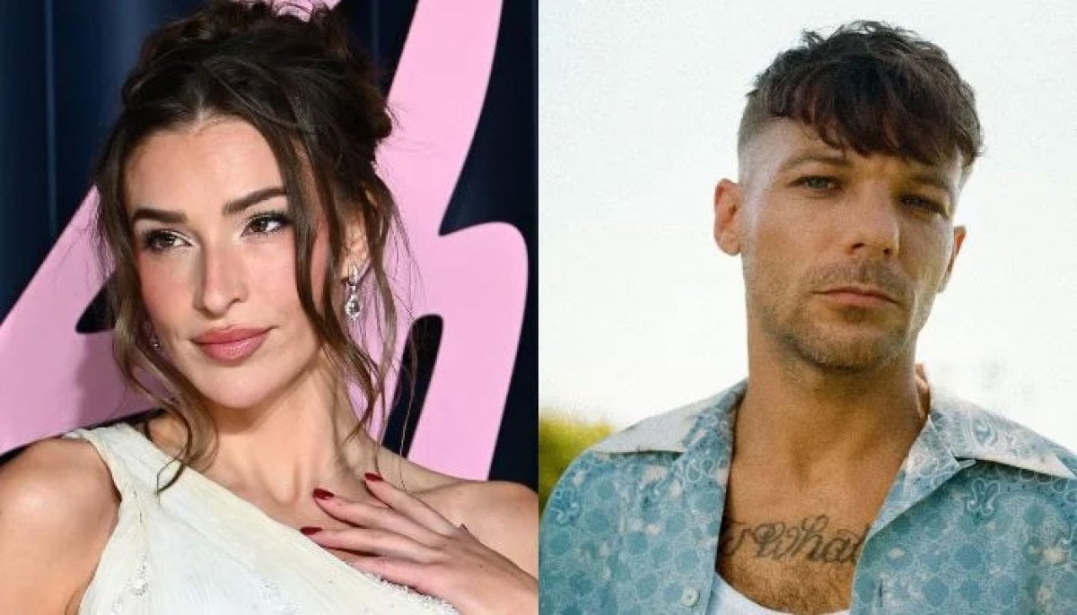 Louis Tomlinson's girlfriend Zara McDermott sends telling message in bridal style gown