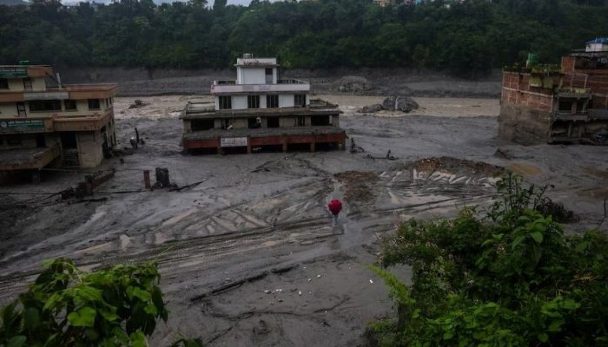 Nepal issues new flood warning as hard-hit border region becomes swampland