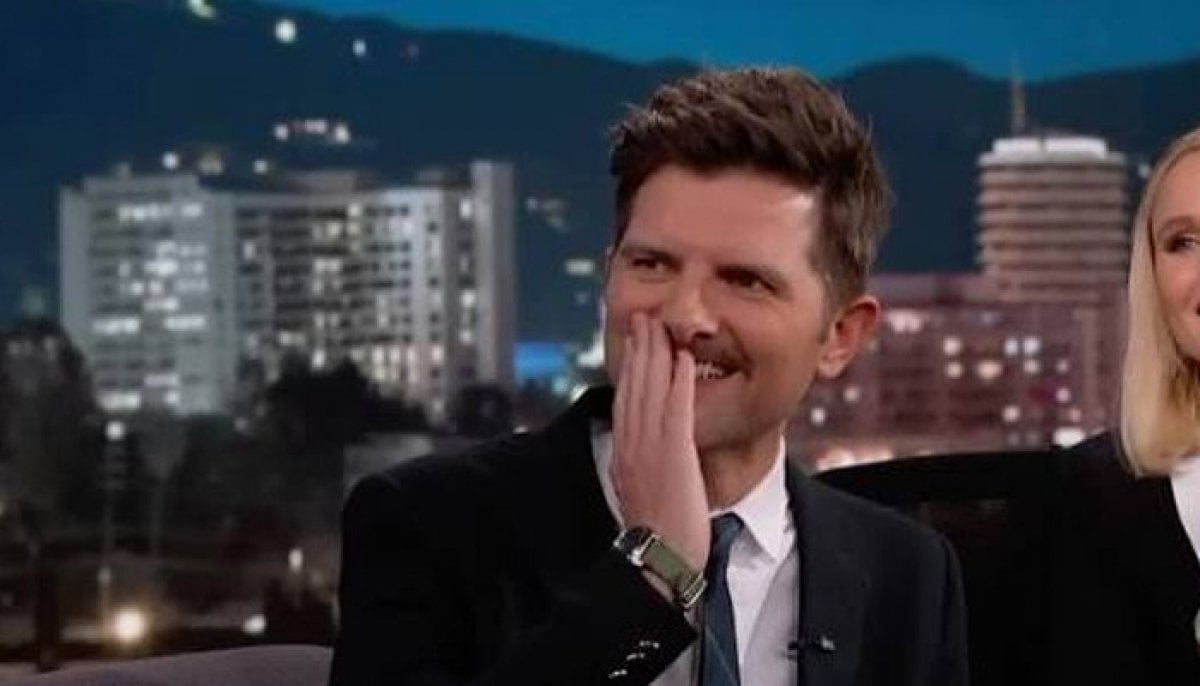Adam Scott couldn't believe his luck in Netflix's latest movie
