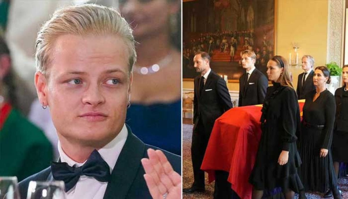 Queen’s son sparks backlash for carrying king’s coffin 
