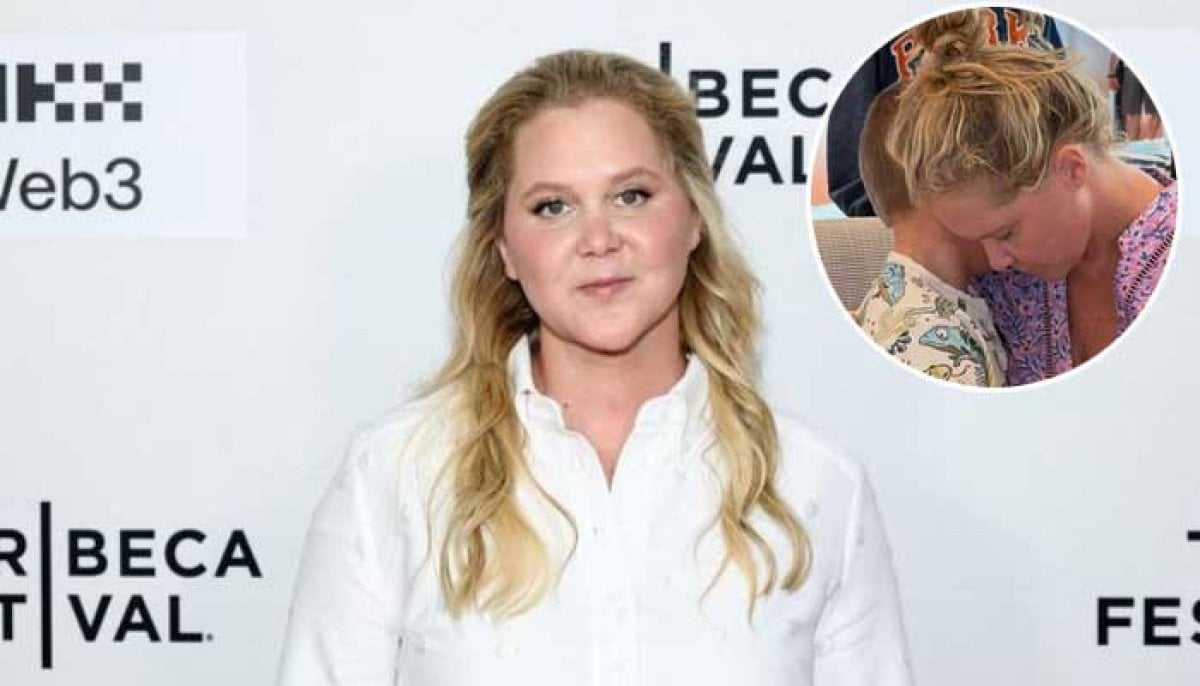 Amy Schumer shares rare glimpse of 7-year-old son Gene