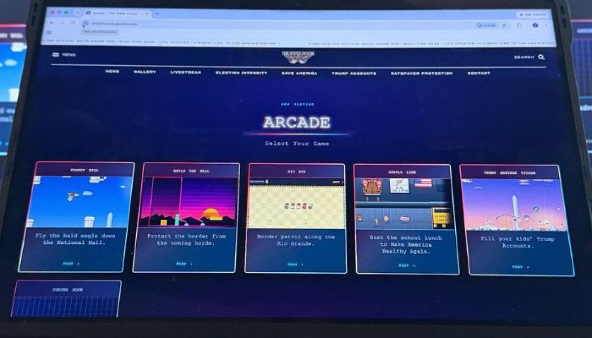 White House Arcade sparks Tetris backlash over ‘build the wall’ game
